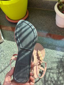 Elegant Beaded Thong Sandals