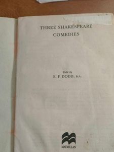 Three Shakespeare Comedies