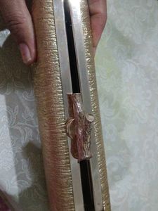 Elegant Gold Clutch