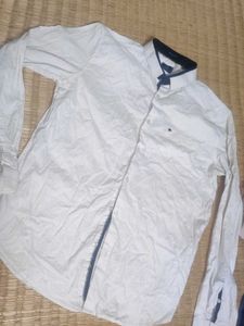 True blue branded l size  Shirt