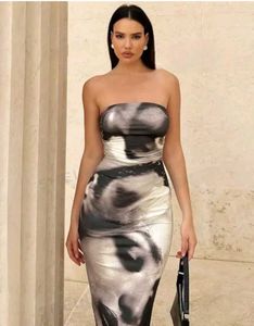 Woman Face Bodycon Dress