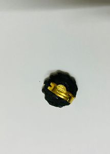 Handmade Fabric Studs With Ring