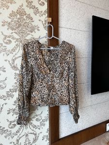 Animal Print Blouse
