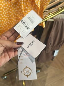 URBANINC Yellow Polka Dot Mini Dress