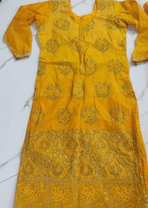 Yellow Suit With Salwaar