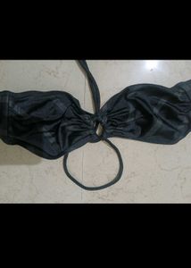 Black Tie Up Bikini Bra