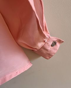 Vintage Peach Embroidered Blouse