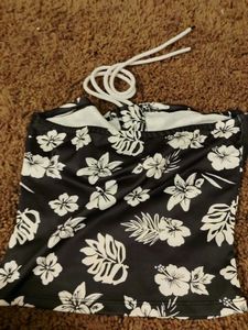 y2k Floral Bikini Top