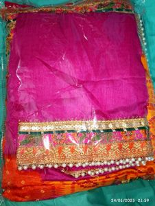 Wide Border Heavy Saree