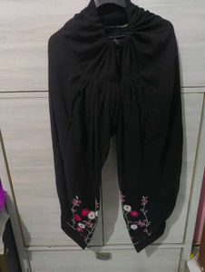 Elegant Black Embroidered Suit