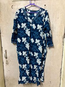 Floral Print Kurta