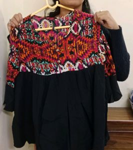 Tunic Black And Multicolour.