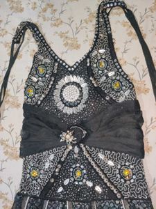 🖤⭐Elegant Beaded Black Dress