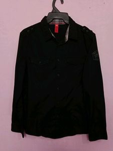 EDC MEN&#39;S SHIRT(BLACK)