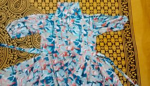 Abstract Print Dress for 10 year old girls