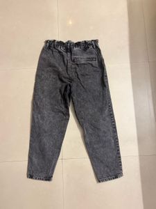 Gray Denim Pants