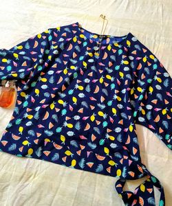 Fun Fruit Print Top