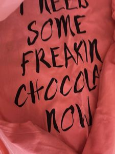 Rio brand Peach Graphic Print two layered top