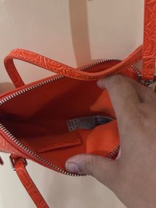 Bright Orange Crossbody Bag
