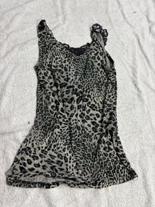 Animal Print Tank Top