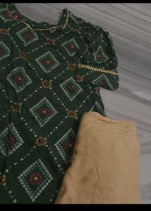 L Size Kurti Set For Summer