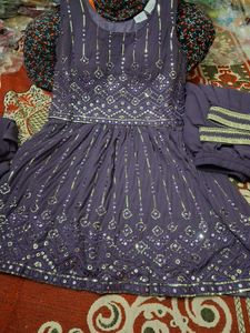 Heavy Party Wear Afgani Dress