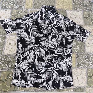 Leaf Print Shirt