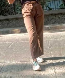 Brown and blue riped Denim Pants Combo