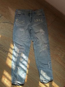 Ripped &amp; Distressed Denim Jeans