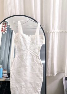 White Bandage Bodycon Dress