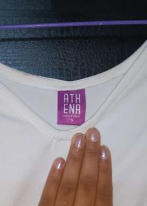 White Top With Threads
