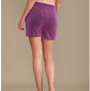 Sparkly Purple Mini Skirt