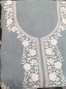 Embroidered Kurti - Blue
