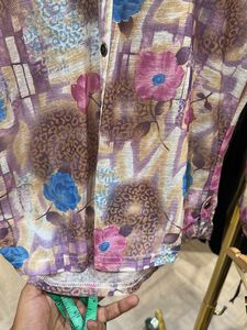 Vintage Floral Print Blouse