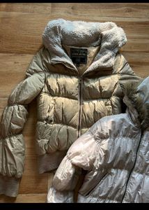 Padded Jacket with Fur Collar