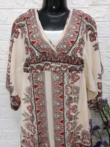 Off-white Printed Top