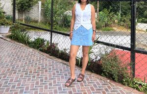 Combo Waist Coat And Skirt
