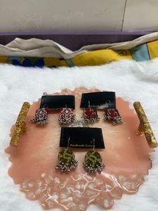 Handmade Fabric Earrings