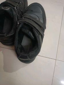 Black Velcro Strap Shoes