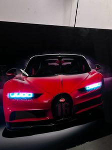 Bugatti Car LED Frame