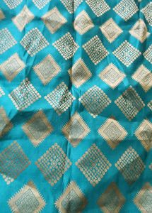 Teal &amp; Gold Kurta Set