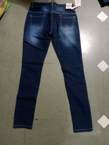 Dark Blue MEOW Jeans