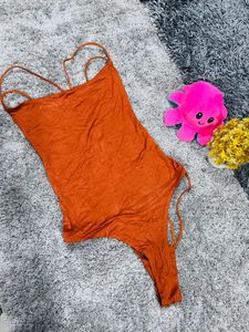 Rust-Colored Bodysuit