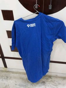 Blue Cricket Graphic T-Shirt