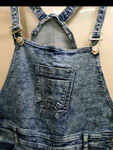 Denim jumpsuit for girls
