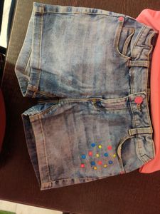 Air Girl Brand Top Wth DJ&amp;C denim Short Combo