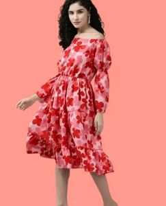 Floral Print Tiered Dress