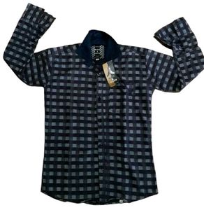 Full Sleeve Cotton Check Shirt For Boys With Tag