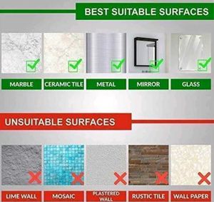 Multipurpose Self Adhesive Shelf - Pack Of 2