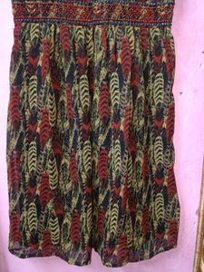 Aniston Leaf Print Dress